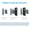 ACKLLR 16 Pieces Phone Car Mount Metal Plate with Adhesive