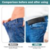 Ansodo 2pcs No Buckle Belt for Unisex Belt, No Buckle