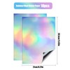 10 Sheets A4 Holographic Sticker Paper Printable Vinyl Quick Dry