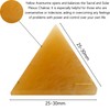 Yellow Aventurine Pyramid Crystal Healing Stones - 1" Great Pyramid