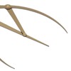 Eyebrow Ruler Multifunctional Stainless Steel 3 Point Positioning Ruler for