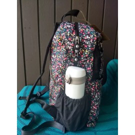 Malirona Casual Travel Fashion Canvas Large Floral  Campus Backpack Schoolbag For Women