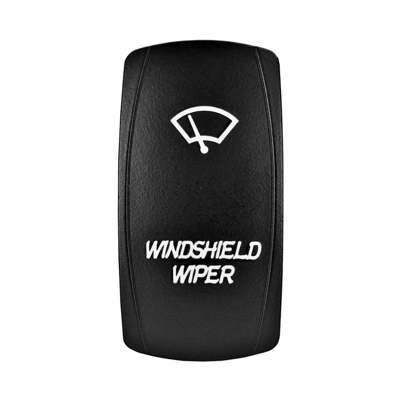 STV Motorsports Laser Backlit Blue Rocker Switch Windshield Wiper 20A