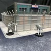 Monster Scenery: Chain Link Fences (Unpainted Tabletop Scenery Set)