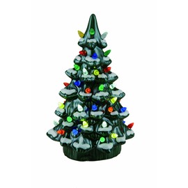 Transpac Ceramic Light Up Nostalgic Tree