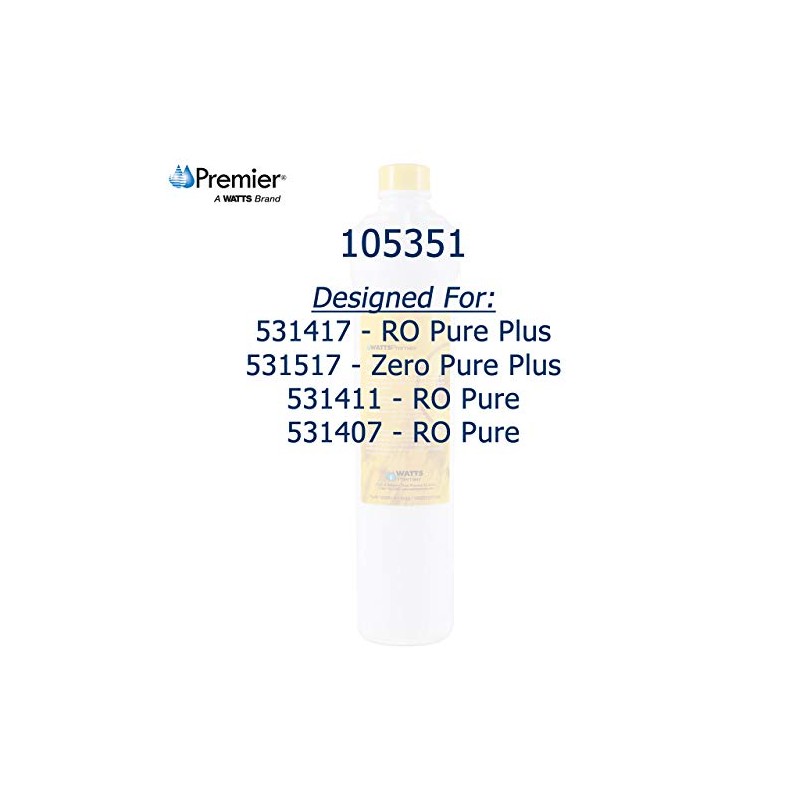 Watts Premier WP105351 RO Pure/Pure Plus Carbon Pre-Filter