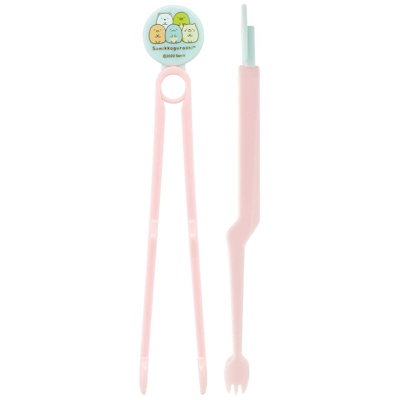 Skater KTG2 Sumikko Gurashi Tongs, Hands Free Dessert Tongs, 8.7