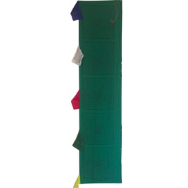 Hands Of Tibet Tibetan Prayer Flags Vertical Prayer Flags from Nepal (Green)