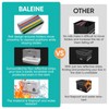 BALEINE Fireproof Document Box with Lock, Portable Fireproof Document Bag