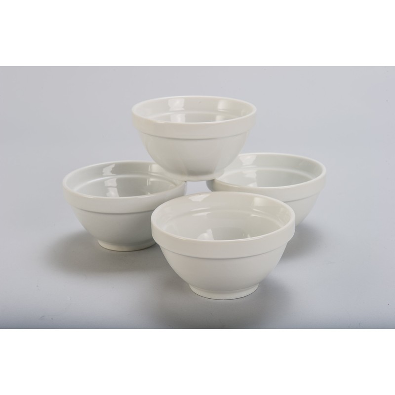 BIA Cordon Bleu 16-Ounce Stackable Bowl, Set of 4, White