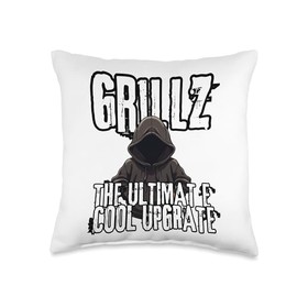 For man with grillz teeth woman with Grills teeth Throw Pillow