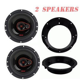 Cerwin-Vega Mobile 340Watt 6.5" Speakers for Harley Davidson For 1998-2013 Electra Glide w/ Fairing