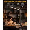 Genswin Led Desk Lamp Wireless w/Remote, 24W Double Head Architect