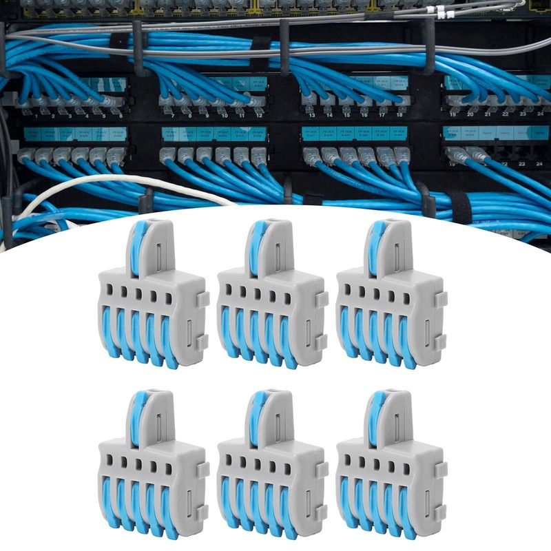 20Pcs SPL Quick Connector 1 in 5 Out Push‑Type Splitter