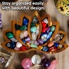 Curawood Lotus Crystal Tray for Stones - Display Your Crystals