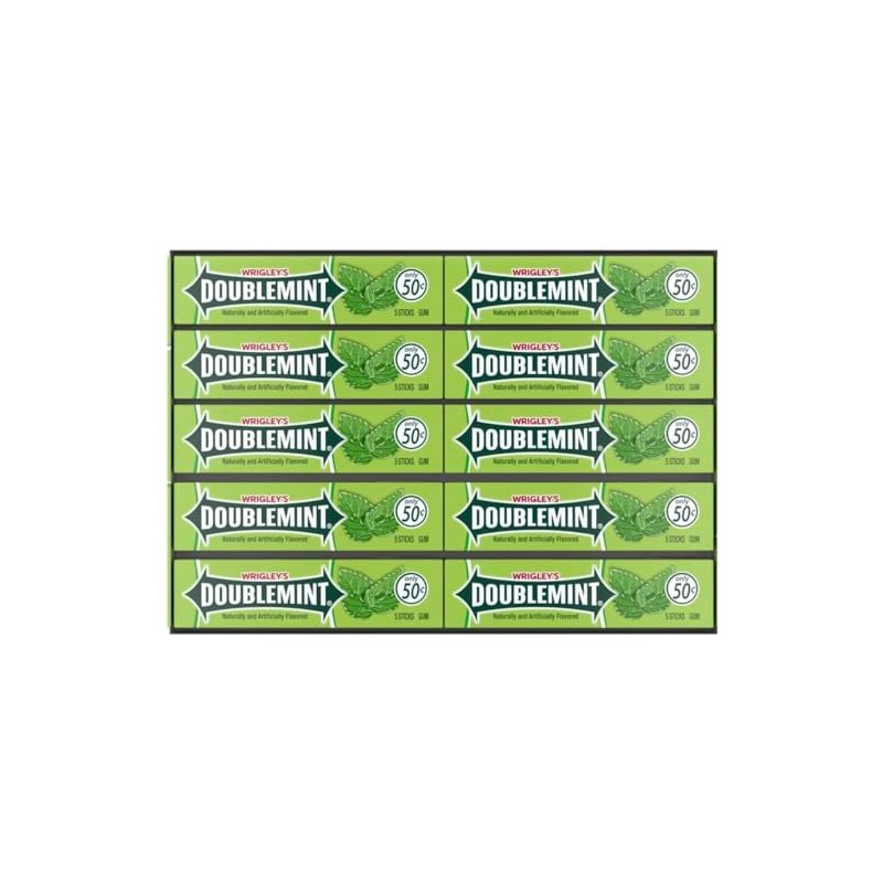 Wrigley Doublemint 5 Stick Gum (40 packs)