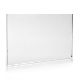DIN Long Horizontal (210 x 99 mm) Acrylic Glass Poster Bag for Single Sheets/Info Pocket/Sheet Holder/Poster Holder/Sign Holder/Price Tag Holder/Transparent Zeigis®