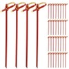 NUOLUX Cocktail Pin, Fruit Picks, Bamboo Disposable Forks, 3.5 inches