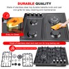 forimo Gas Cooktop 22Inch，Built in Gas Cooktop 4 Burners Stainless