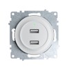 OneKeyElectro: USB Flush-Mounted Socket with 2 Ports, Charger, USB A