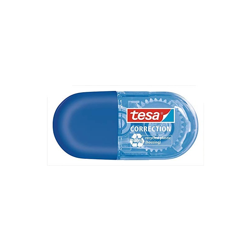 tesa ecoLogo Mini Correction Roller, Small and Ergonomic, 6 m