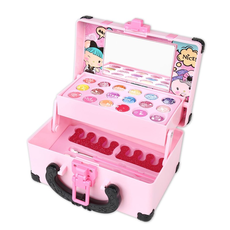 Children's Makeup Cosmetics Makeup Box Toy Stage Performance Eyeshadow Lip