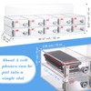 Threan 10 Slot Cell Phone Storage Box, Acrylic Clear Cell