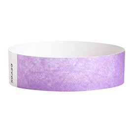 3/4" Tyvek Solid Color Wristbands - Event Identification Wristbands. Paper-Like Admission Band 1000-Count by myZone Printing (Berry)
