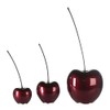 CASABLANCA Cherry Decoration Celebration 42 cm Ceramic Bordeaux Matt