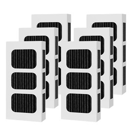 6 PACK Refrigerator Air Filter Replacement for PAULTRA2, Compatible with Frigidaire Pure Air Ultra 2, Pure air Ultra II, and Electrolux 242047805, 5303918847, EAP12364179
