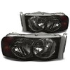 Auto Dynasty Compatible with Dodge Ram Smoke Lens Headlight+LED 3rd