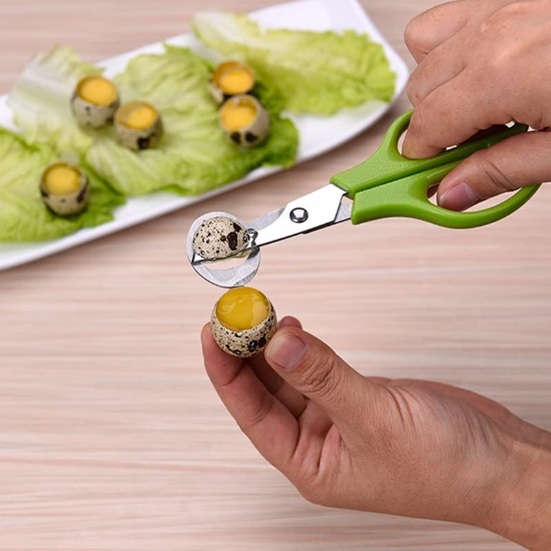 Stainless Steel Quail Egg Scissors, Pigeon Clipper Shell Separator Quail