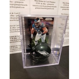 Brandon Graham Philadelphia Eagles Mini Helmet Card Display Case Collectible Auto Shadowbox Autograph