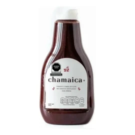 Chamaica 500ml Chamoy De Jamaica Endulzado Con Stevia Chía Chile Dulce Saludable 550g Salsa Botanas Frutas