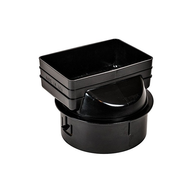 Advanced Drainage Systems 0664AA Downspout Adaptor, 6" x 4" x