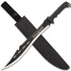 Devil Dogs Full Tang Machete with Sheath Military - Black