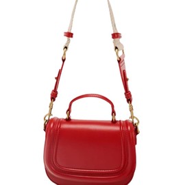 Cute Trendy Mini Bags For Women, Small Vegan Leather Crossbody Purse, Ladies Fashion Satchel Purse Top Handle Bag, Red