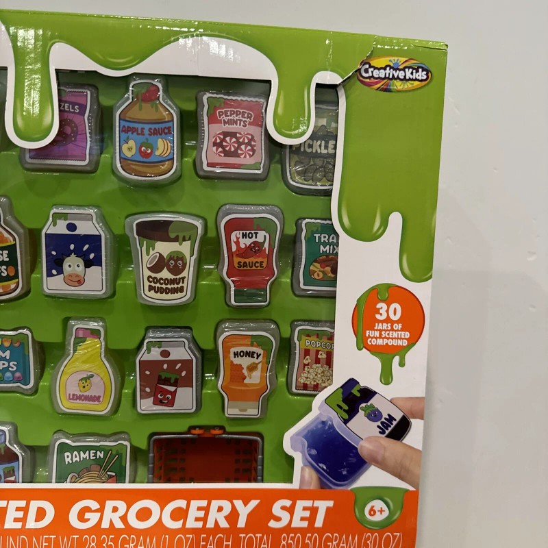 NICKELODEON MEGA SCENTED GROCERY SET 30 JARS OF FUN SCENTED
