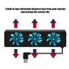ASHATA External USB Cooling Fan for Switch Docking Station with