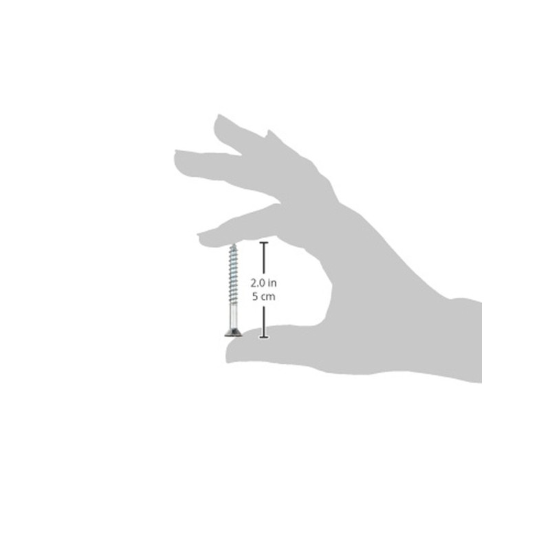The Hillman Group Hillman 40856 Zinc Flat-Head Phillips Wood Screws