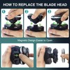 2 x Replacement Shaving Heads for All Skull Shaver Pitbull,