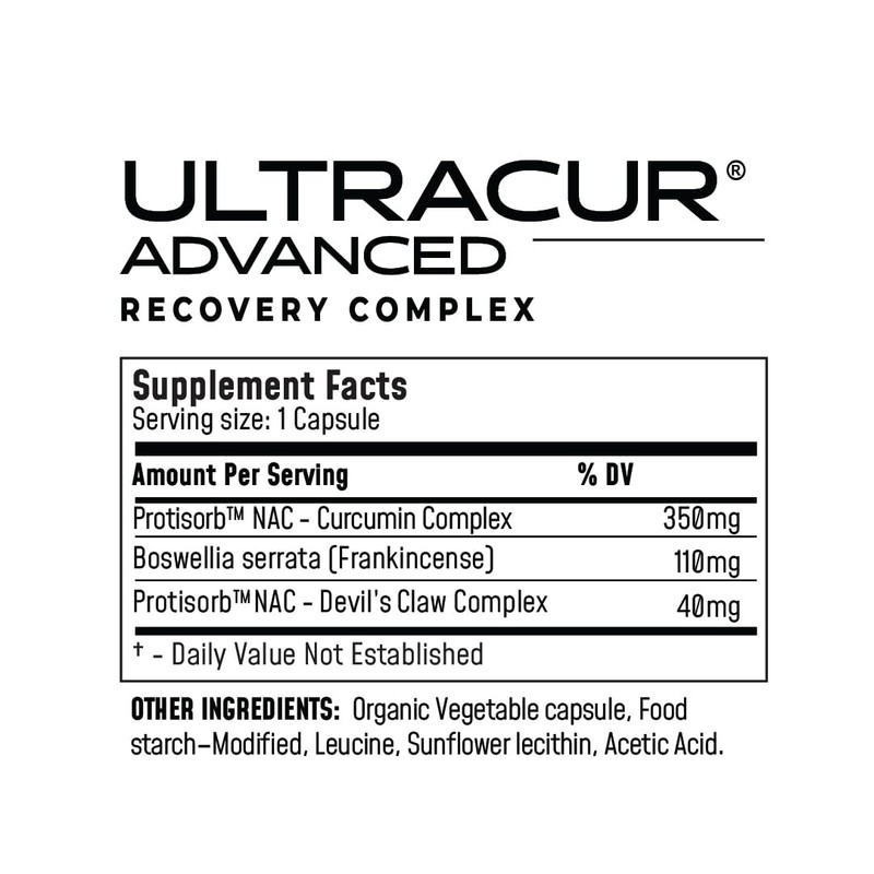 UltraCur Advanced Joint Support Supplement with High Absorption Curcumin -