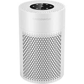 MegaWise Air Purifier EPI-235A (2024) - HEPA Filter, 3-Stage Filtration, Ultra-Quiet Operation, Adjustable Fan Speed, and Night Light