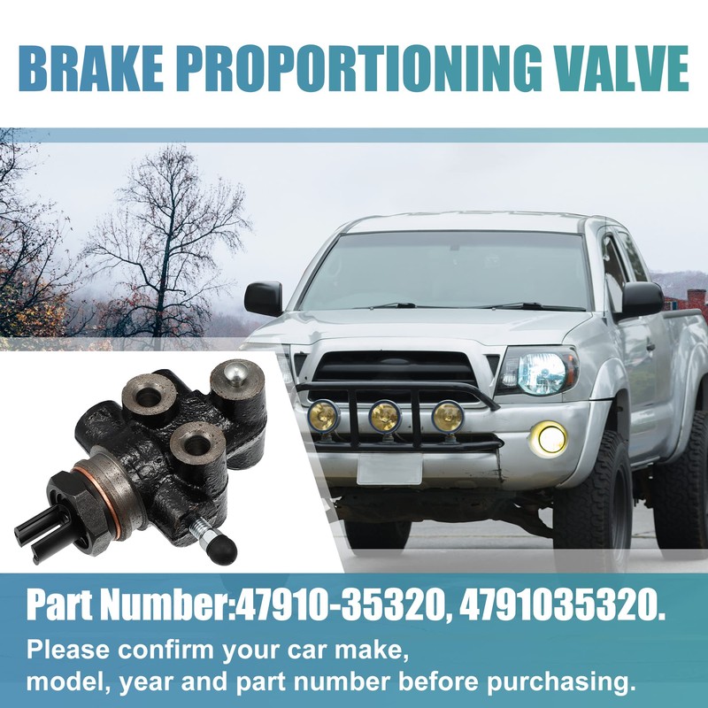 X AUTOHAUX Brake Proportioning Valve for Toyota Tacoma 1995-2004 Load