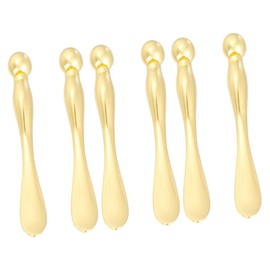 Healeved 6pcs Gold Eye Massager Stick Cream Separator Spoon for Face Care Skin Care Tool