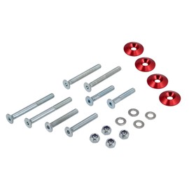 CNC Countersunk Washers for Shock Absorber/Suspension Strut, Red - for S51, S50, S70, S53, S83