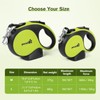 Pecute 16 ft Retractable Dog Leash with LED Light Rechargeable,