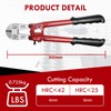 CCLIFE Bolt Cutter 300mm Cr-Mo Cutting Capacity 4mm Professional Bolt
