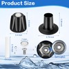 Ddeetodu 3 Pcs Shower Knob Replacement, Shower Knobs 3 Piece