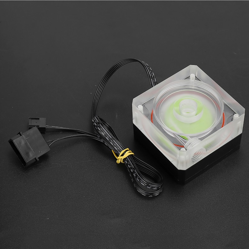 Water Cooling Pump Ultra Thin PMMA PWM Speed Control 3